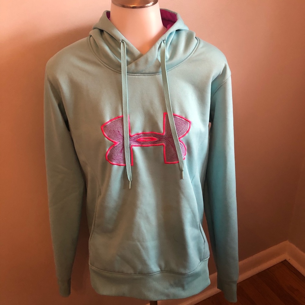 Teal women’s Under amour hoodie